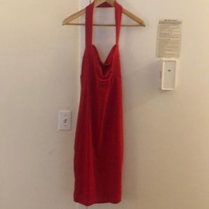 Red dress (halter)